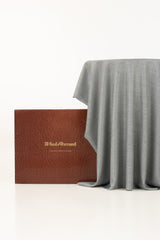 Silver Knight Unstitched Fabric Blended with Gift Box