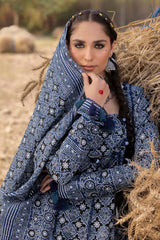 3 Piece Unstitched Silver Printed Lawn Suit CL-52622