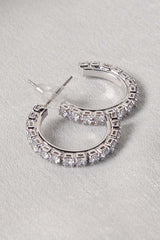 Silver C Hoop Mini Earings IFA-ER-010