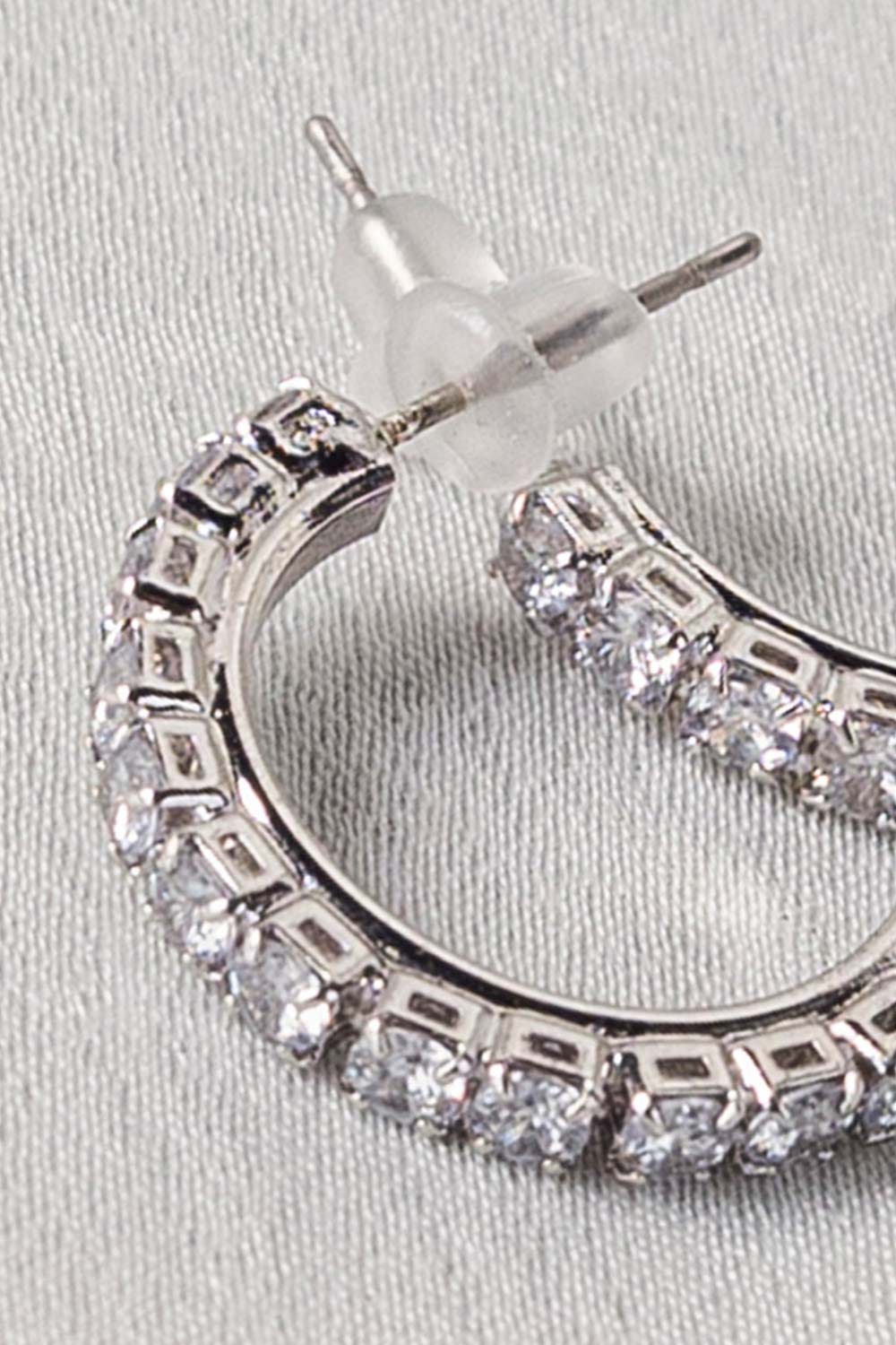 Silver C Hoop Mini Earings IFA-ER-010
