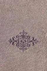 AW23-Silver 3Pc Embroidered Towel Set