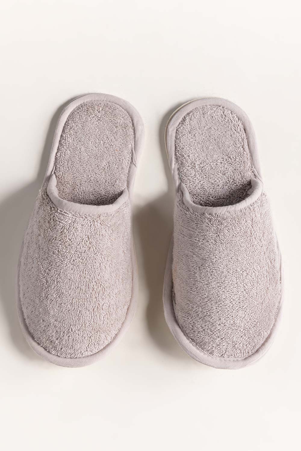 Silver Terry Slippers