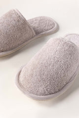 Silver Terry Slippers