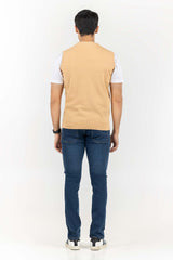 Skin Basic V Neck Sleeveless Sweater SWT-BSLVN-22-011