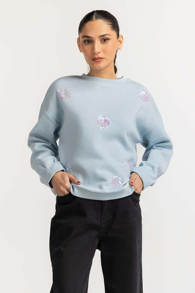 Sky Knitted Sweatshirt WM-SWS-WS23-010