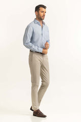 Sky White Stripe Formal Shirt MN-FS-YD24-089