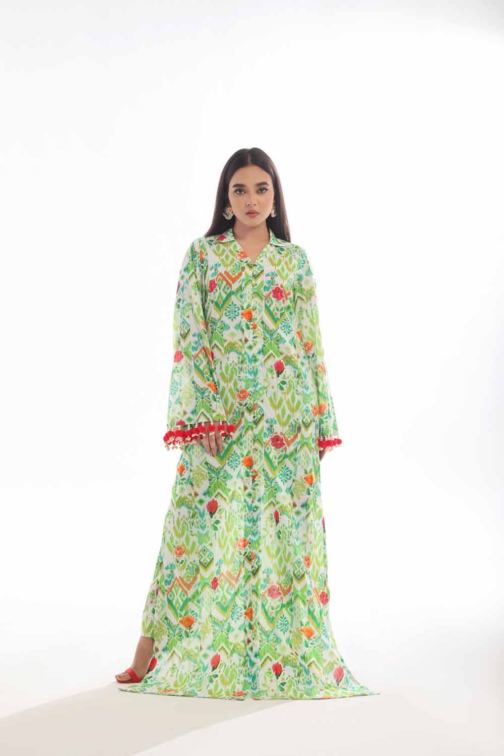 1 Piece Unstitched Printed Lawn Shirt