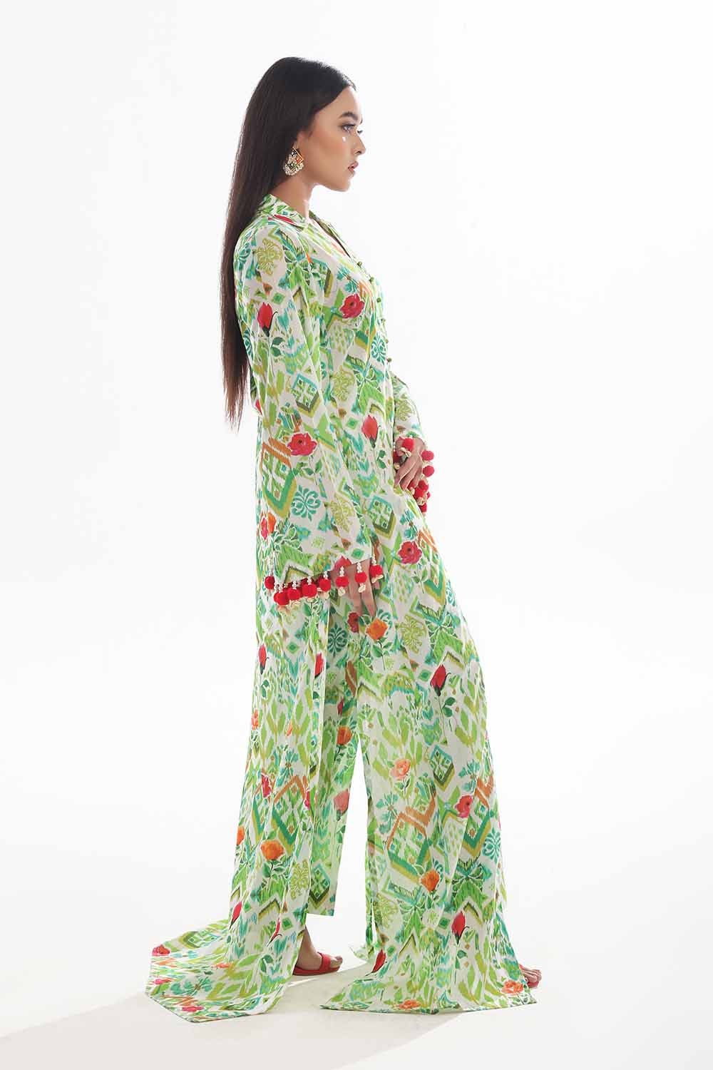 1 Piece Unstitched Printed Lawn Shirt