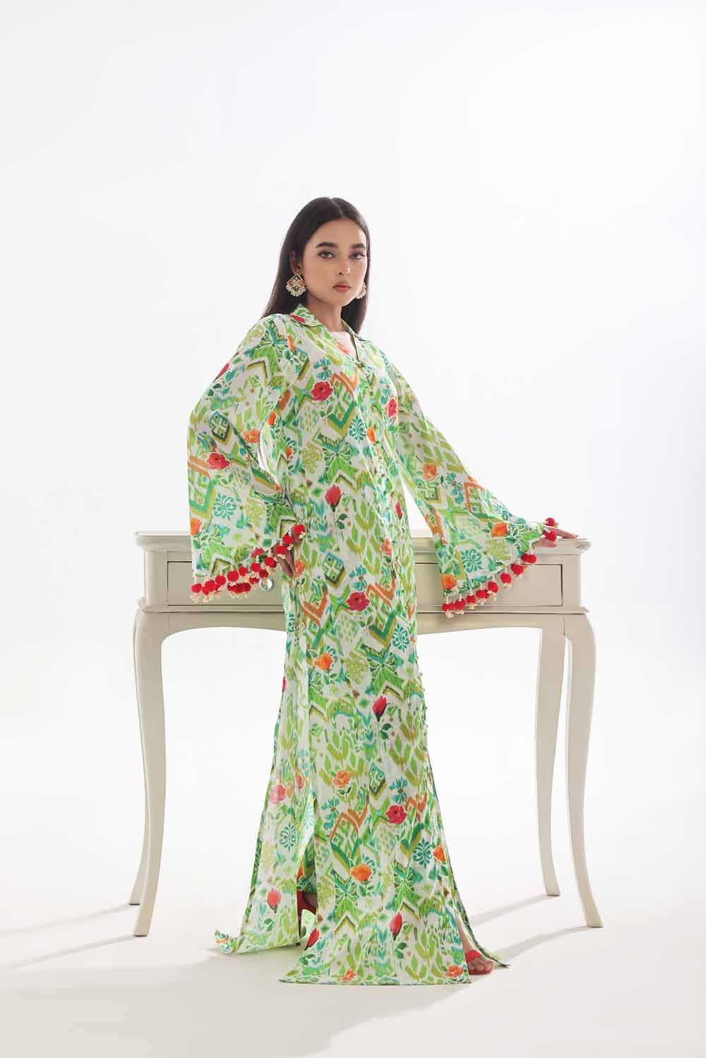 1 Piece Unstitched Printed Lawn Shirt