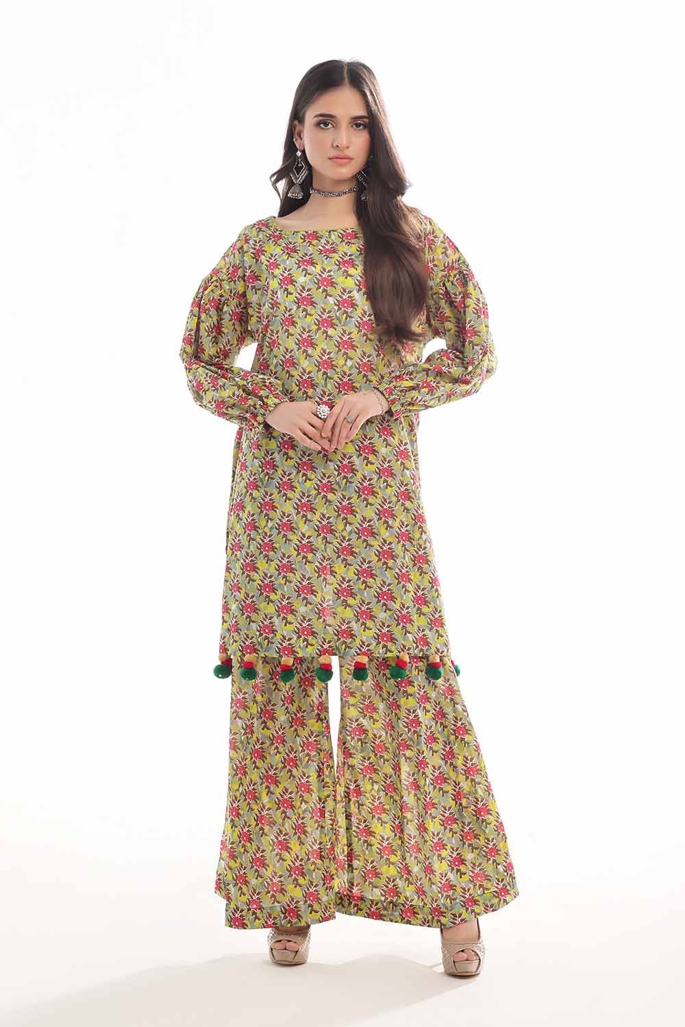 1 Piece Unstitched Printed Lawn Shirt