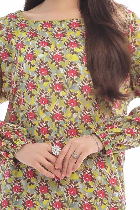 1 Piece Unstitched Printed Lawn Shirt SL-52044