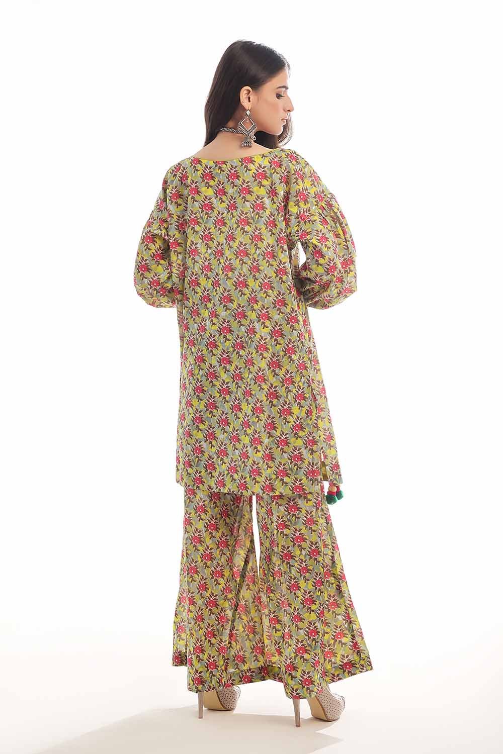 1 Piece Unstitched Printed Lawn Shirt
