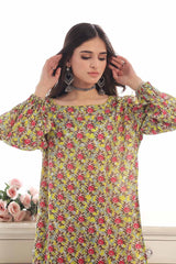 1 Piece Unstitched Printed Lawn Shirt SL-52044