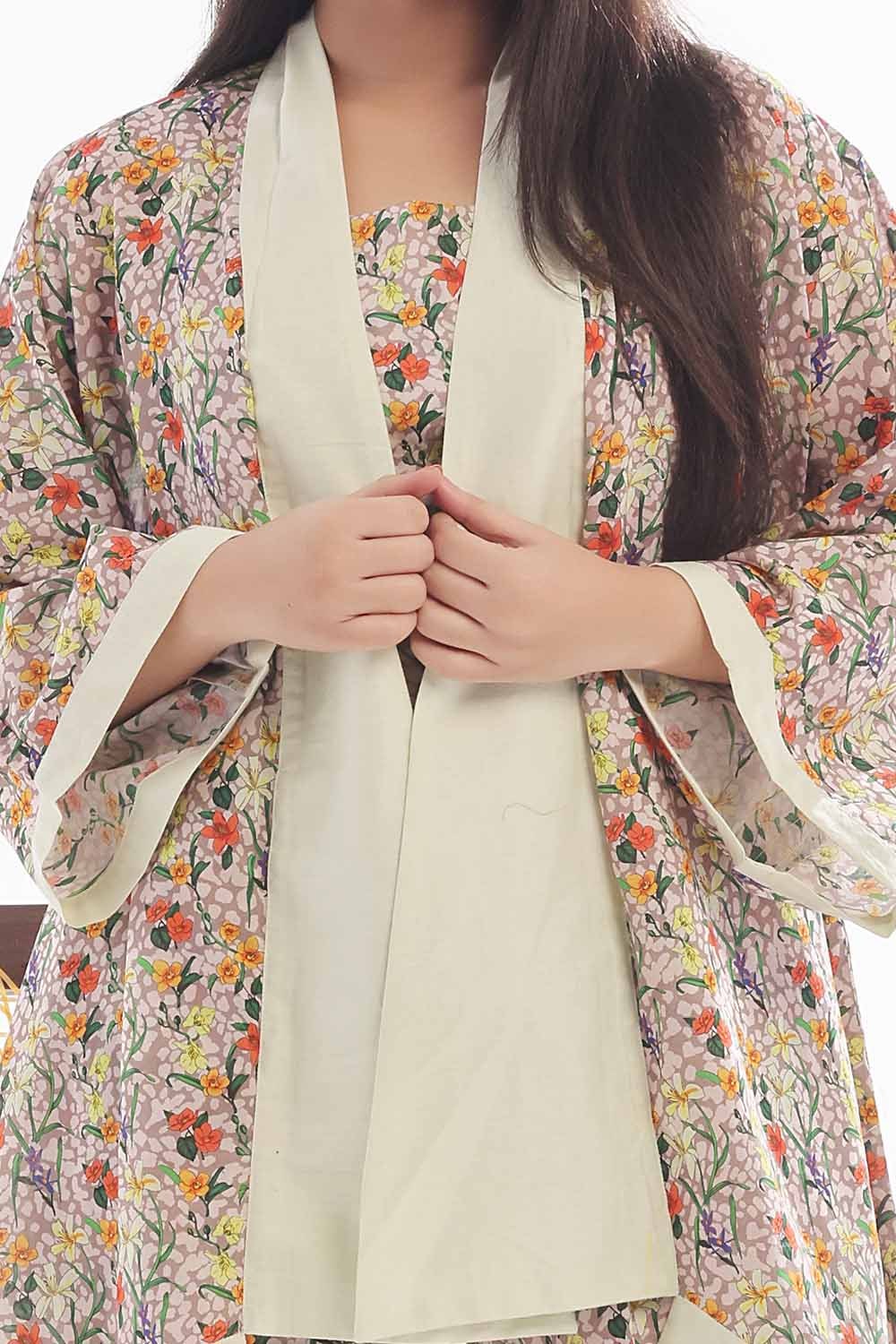 1 Piece Unstitched Printed Lawn Shirt SL-52045
