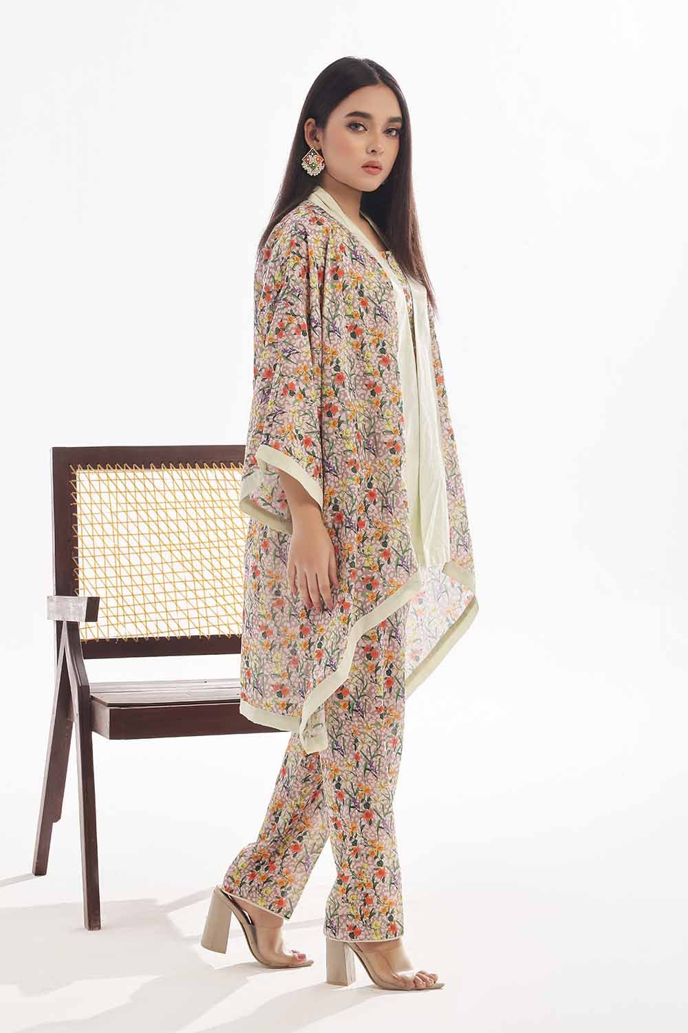 1 Piece Unstitched Printed Lawn Shirt SL-52045