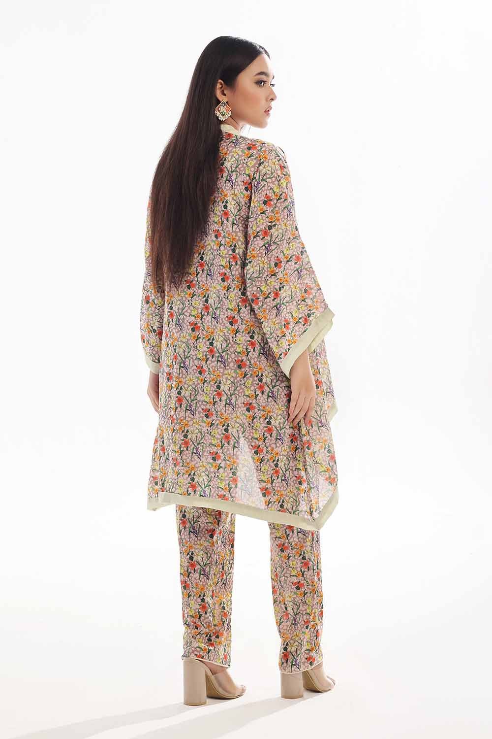 1 Piece Unstitched Printed Lawn Shirt SL-52045