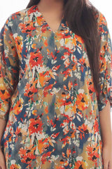 1 Piece Unstitched Printed Lawn Shirt SL-52051