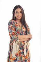 1 Piece Unstitched Printed Lawn Shirt SL-52051