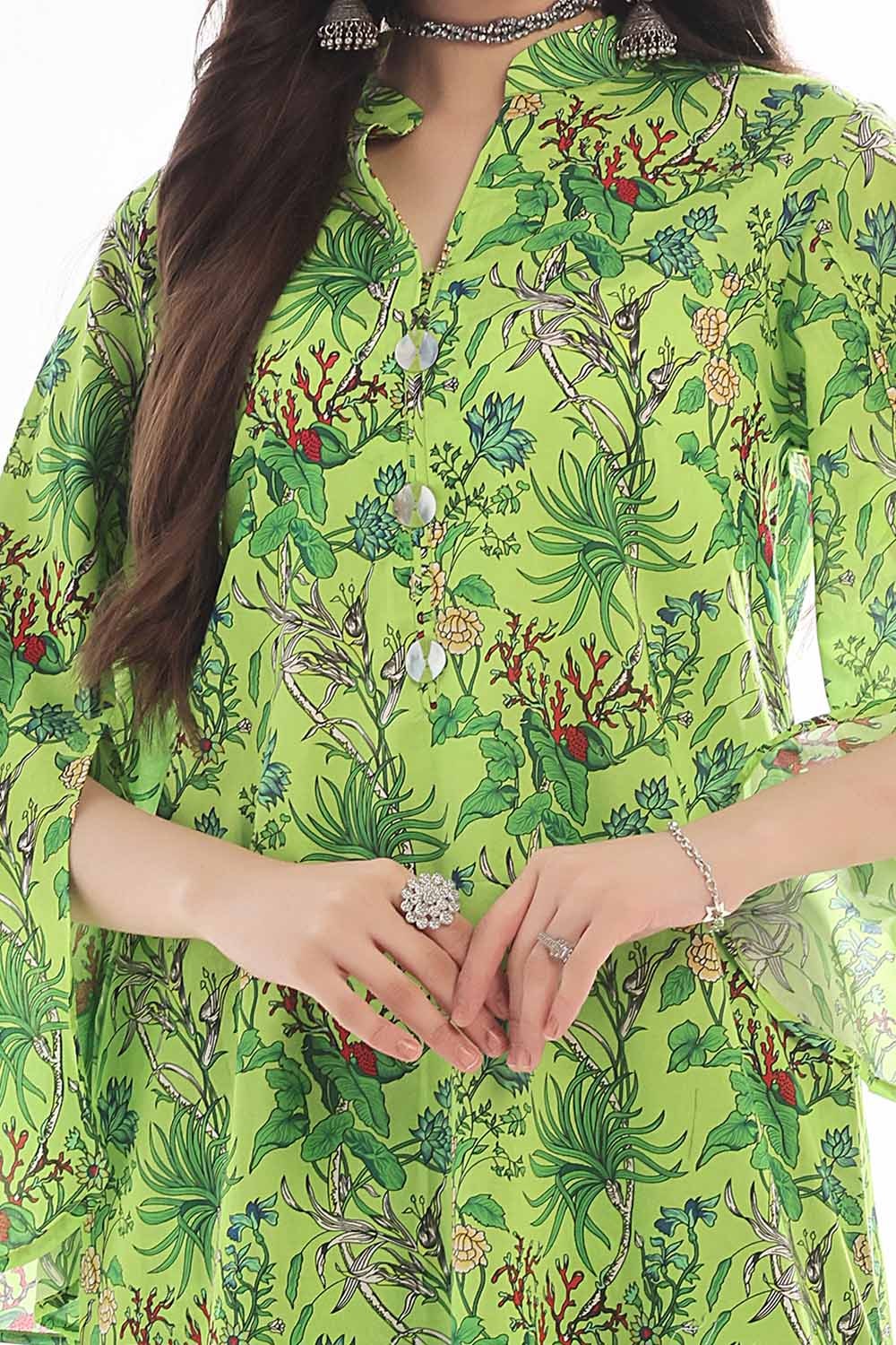 1 Piece Unstitched Printed Lawn Shirt SL-52053
