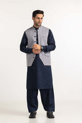 Sliver Grey Basic Waist Coat WC-PD23-009