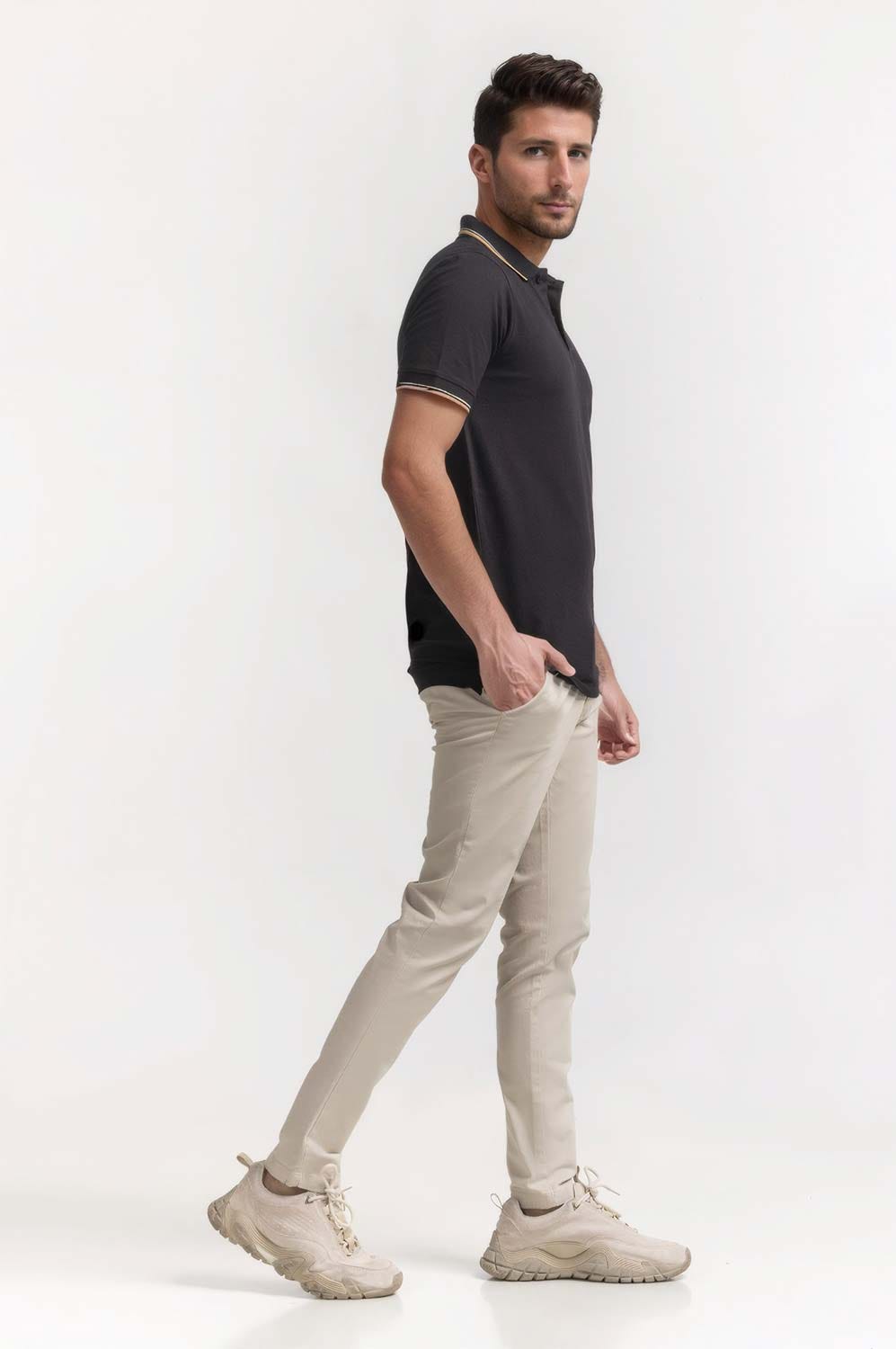 Smart Fit Tipped Polo PS-FSHN24-046