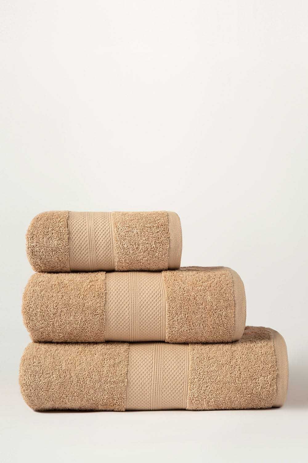 Smoke Combed Towel Plain
