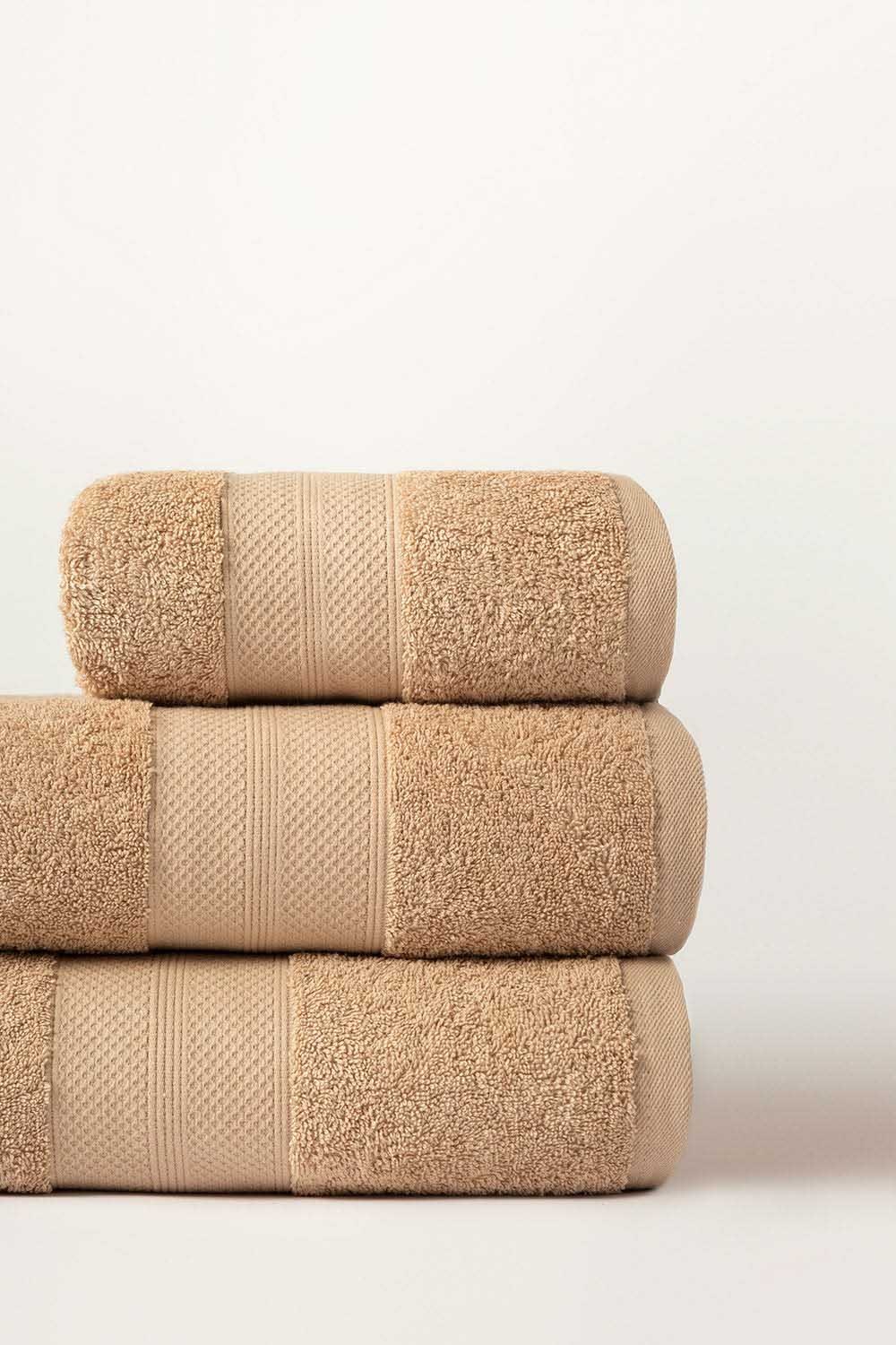 Smoke Combed Towel Plain