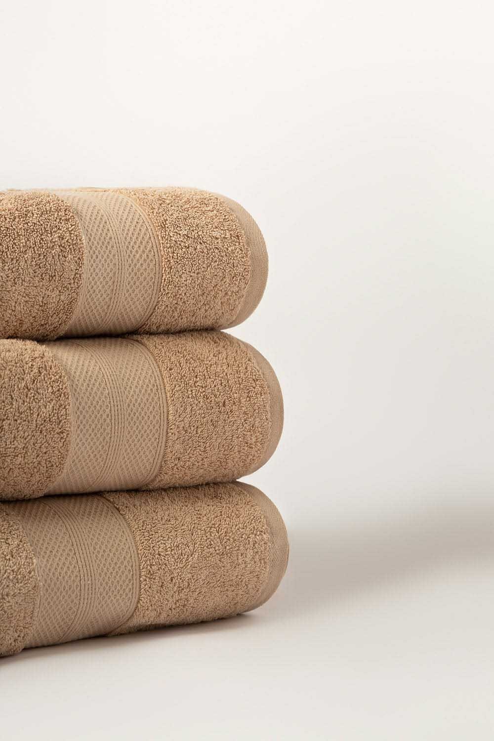 Smoke Combed Towel Plain