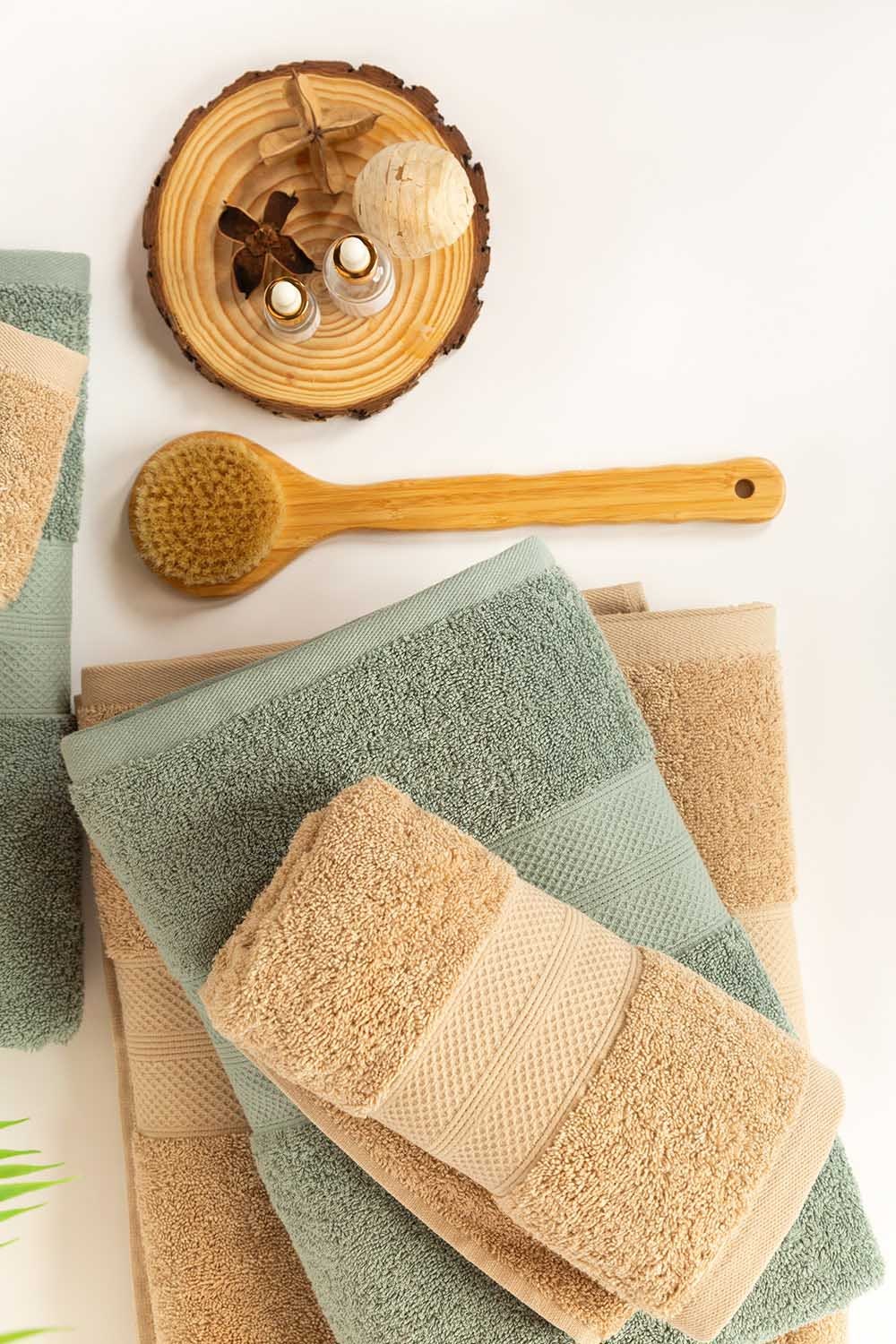 Smoke Combed Towel Plain