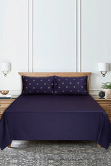 Smoke T-400 Embroidered Bed Sheet Set