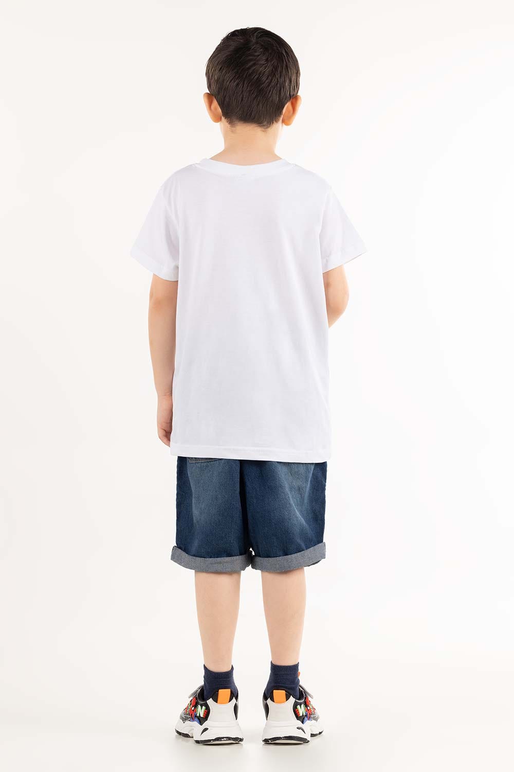 Toddler Boy Snow White Print Knit Top TBKT-2210059
