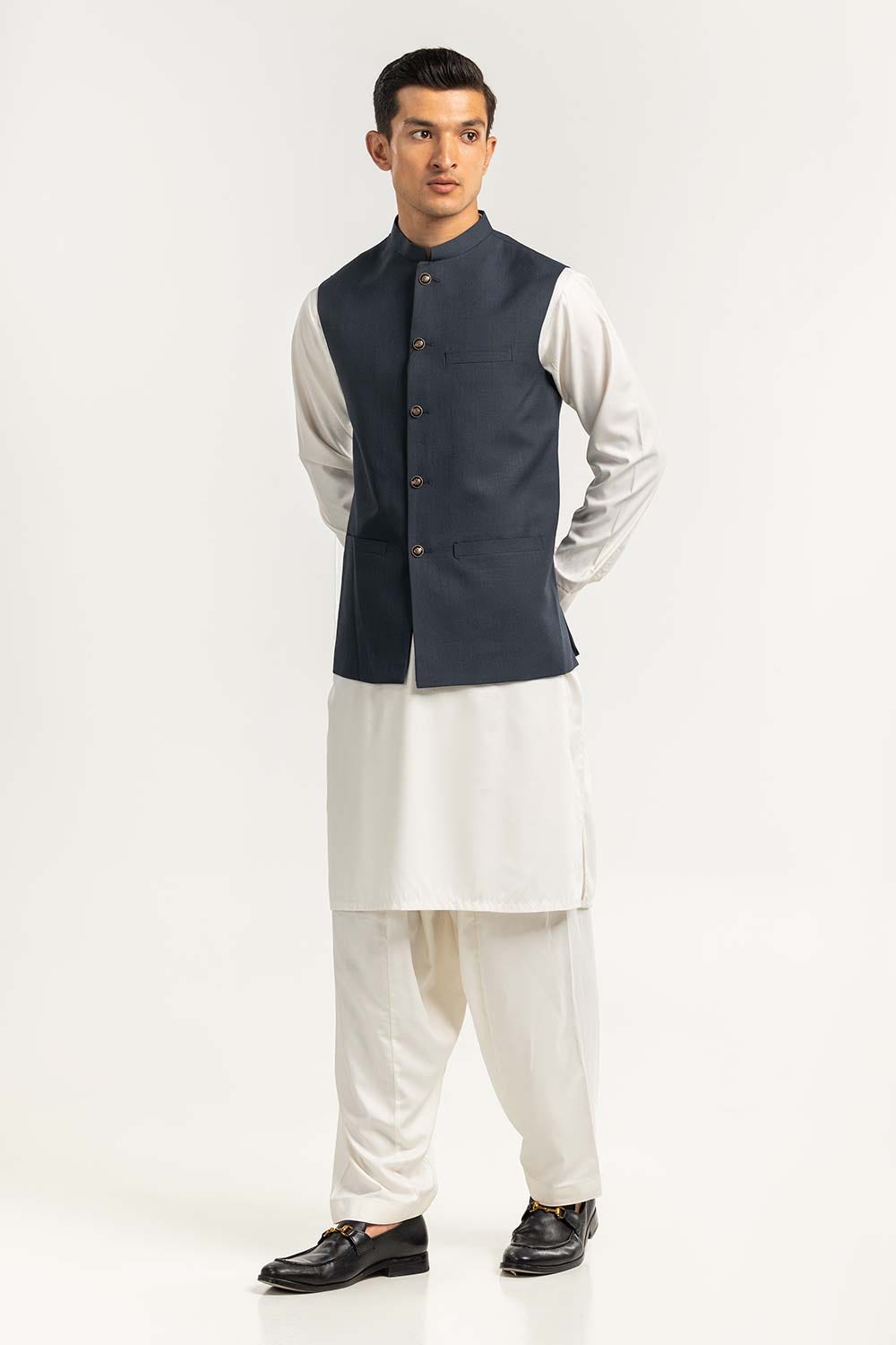 Space Grey Fasion Waist Coat