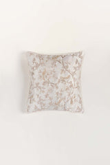 Sparrow Silk Embroidered Cushion Cover