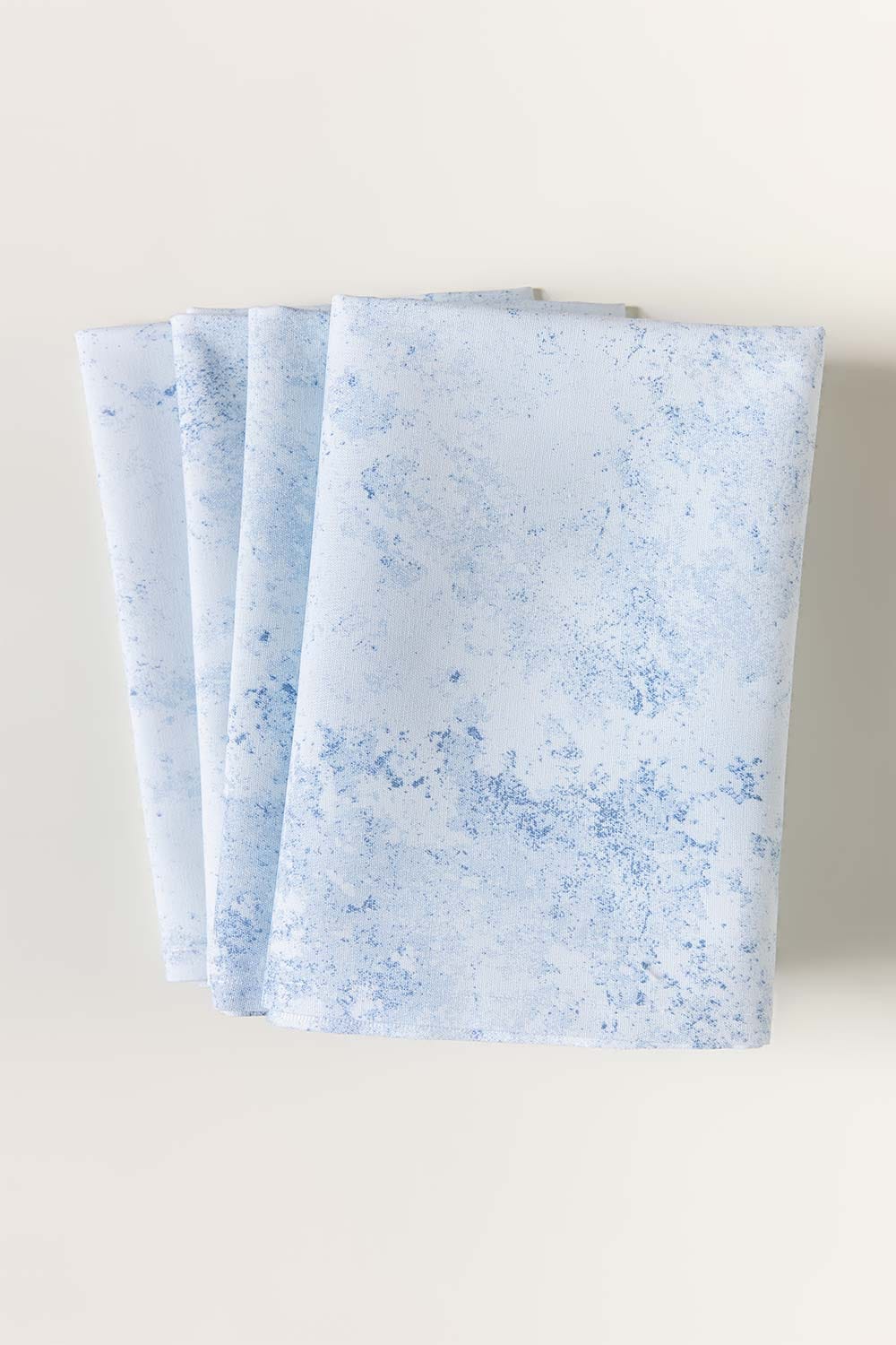 AW23-Splash Blue Placemat and Runner Set