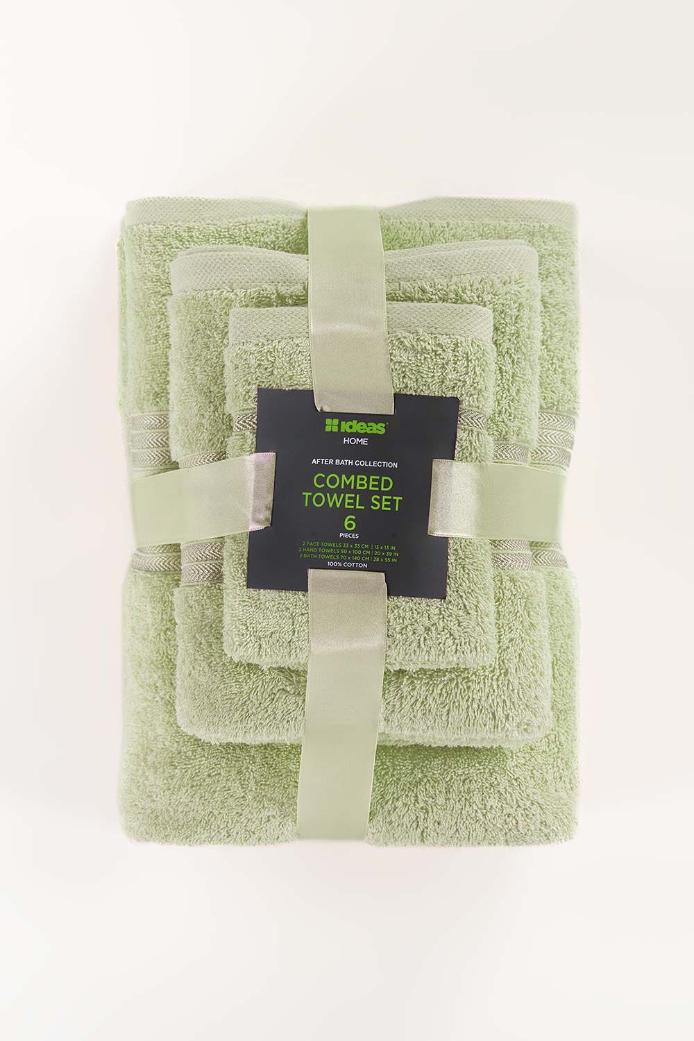 Spring Combed 6 Pcs Towel Set