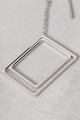Square Threader Earrings Silver IFA-ER-004