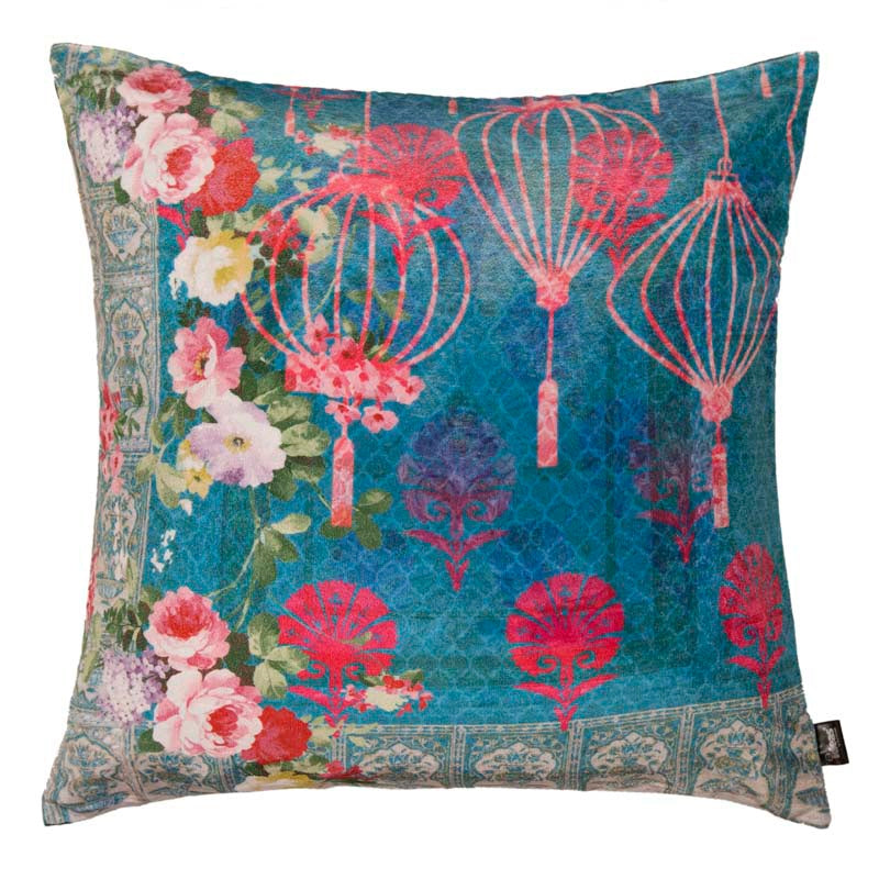 Petal Digital Velveteen Cushion Cover