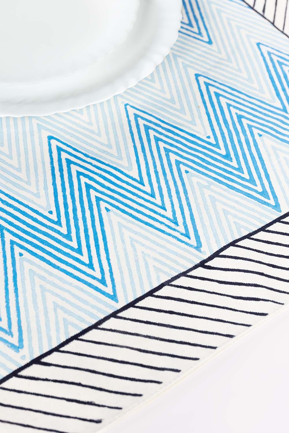 SS22 Aquamarine Block Printed Place Mat