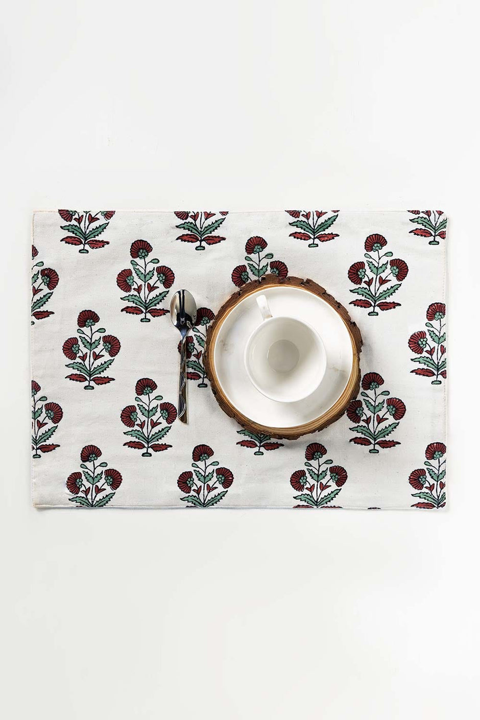 SS22 Cashmere Block Printed Place Mat