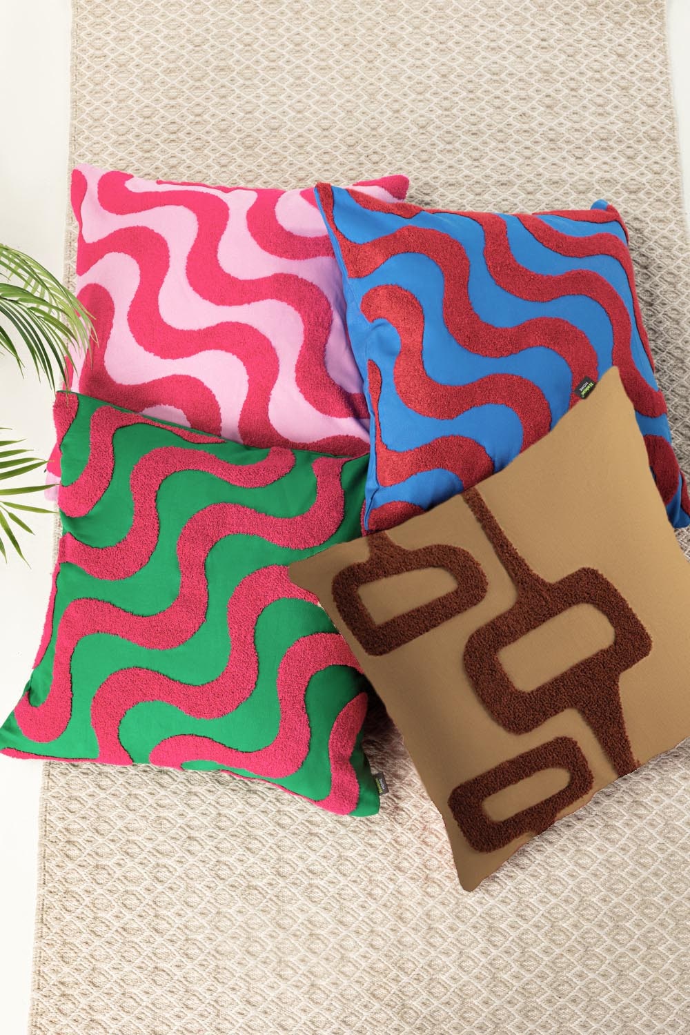 SS25-EC-006 Terry Embroidered Cushion Cover