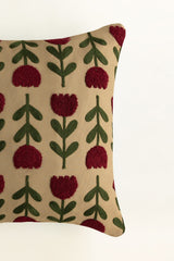 SS25-EC-013 Terry Embroidered Cushion Cover