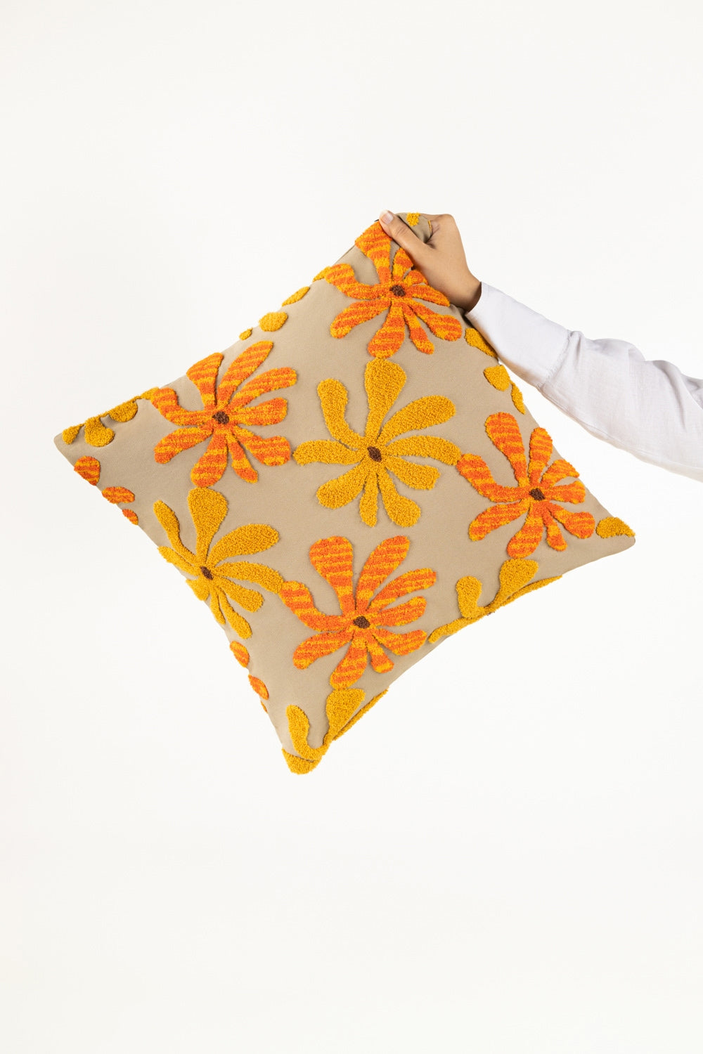 SS25-EC-014 Terry Embroidered Cushion Cover