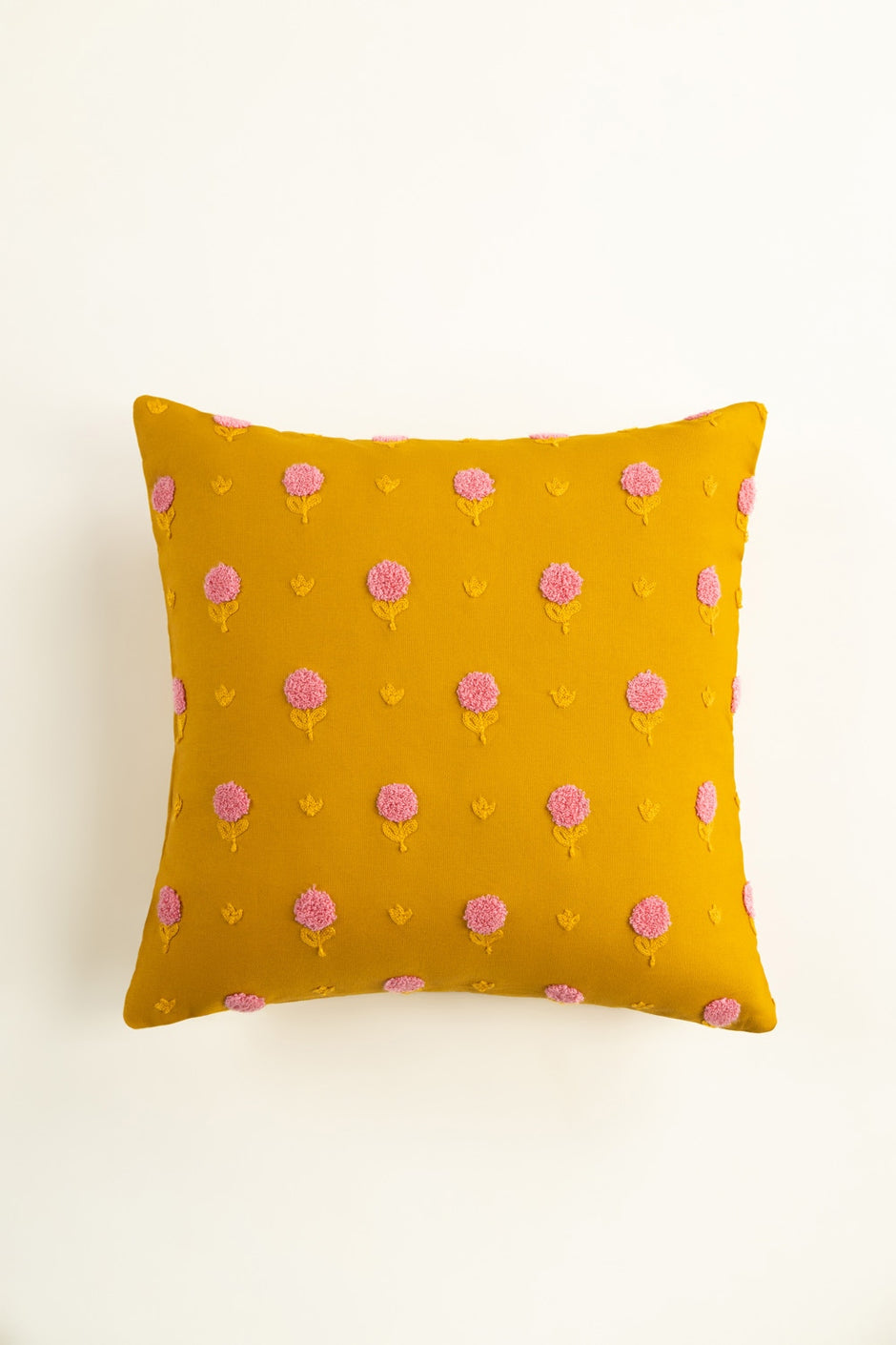 SS25-EC-041 Terry Embroidered Cushion Cover