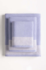 Steel Blue Waffle Towel