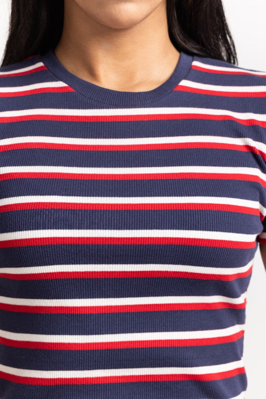 Striped Fitted Top WM-KTP-SS24-070