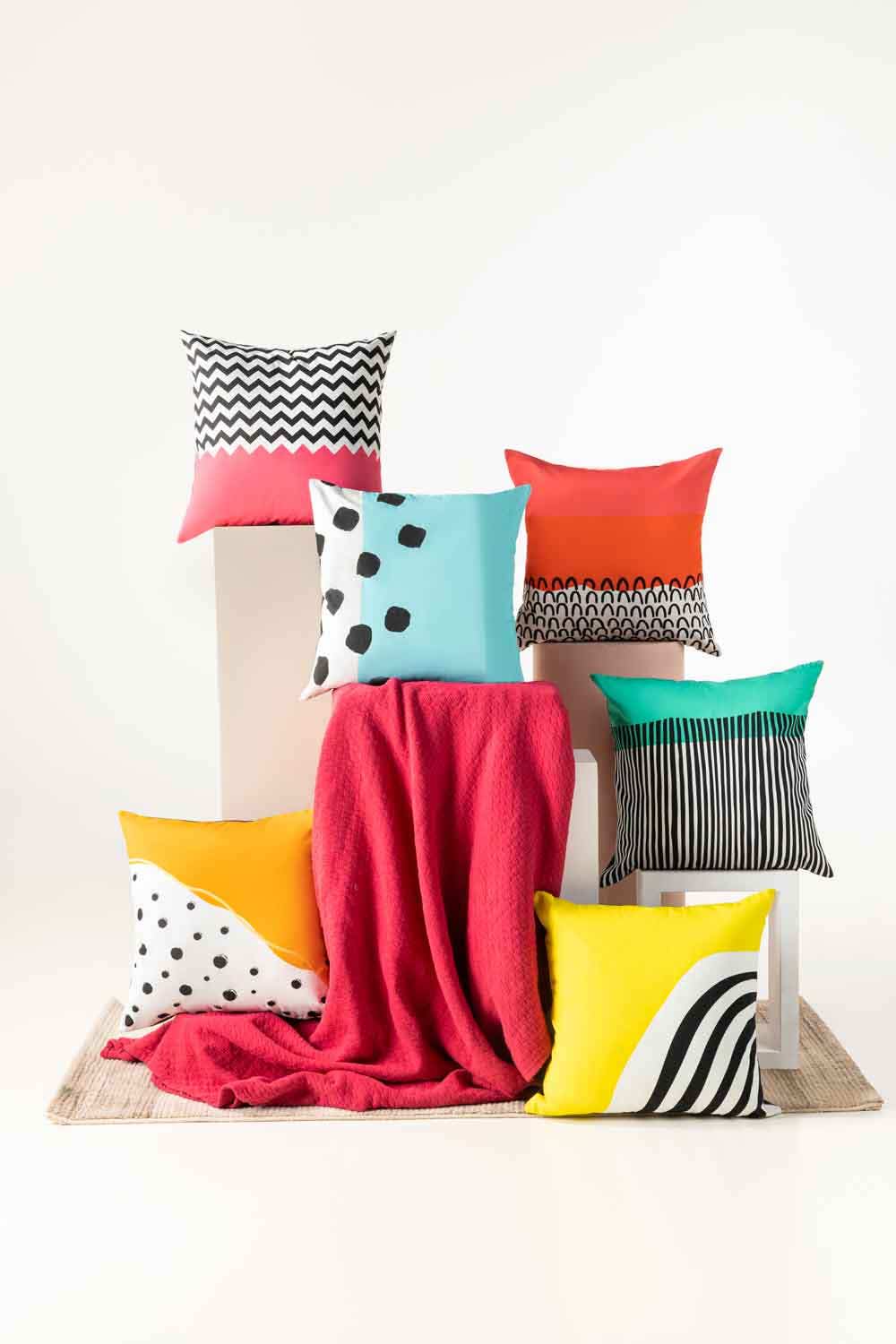 Strokes Digital Cushion Cover