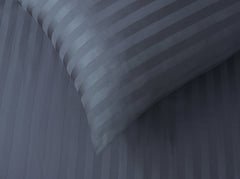Stromy Stripe Satin T-250 Bed Sheet Set