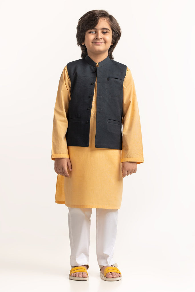Gul Ahmed Styling Waist Coat KWC-PD24-013, view 1