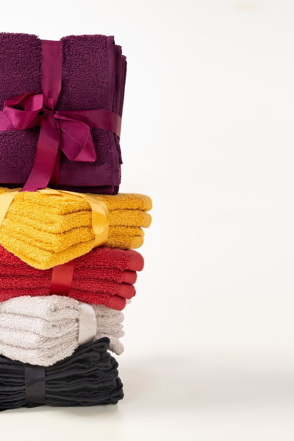 Sunflower Combed Towel 4 Pcs Set