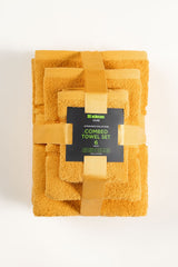 Sunflower Combed Towel 6Pcs Set